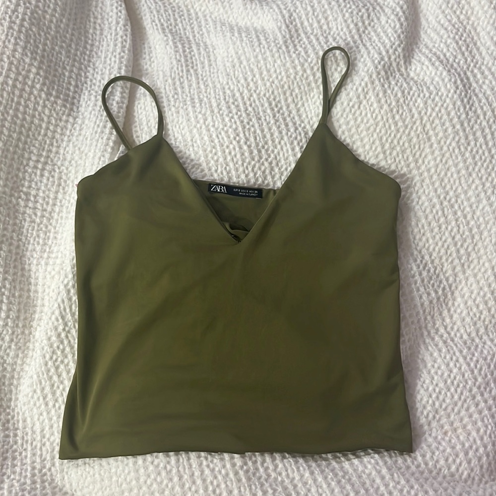 zara silk top